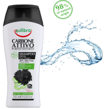 Šampoon aktiivsöega Equilibra Carbone Attivo Detox Shampoo