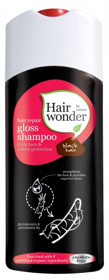 Hairwonder Hair Repair läikešampoon mustadele juustele
