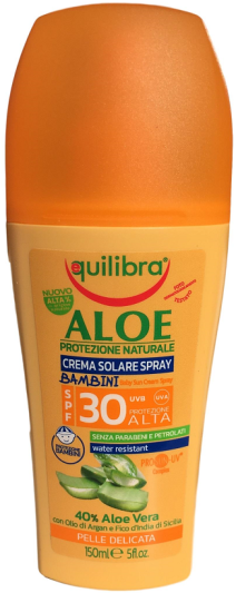 Päevituspiim pihustatav lastele -UV SPF 30 (Aloe vera- 20%)