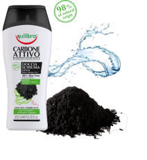 Dušigeel aktiivsöega Equlibra Carbone Attivo Detox Shower Gel