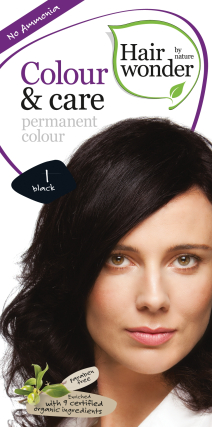 Colour & Care looduslik püsivärv, Must 1