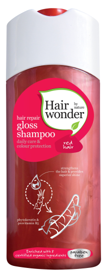 Hairwonder Hair Repair läikešampoon punastele juustele